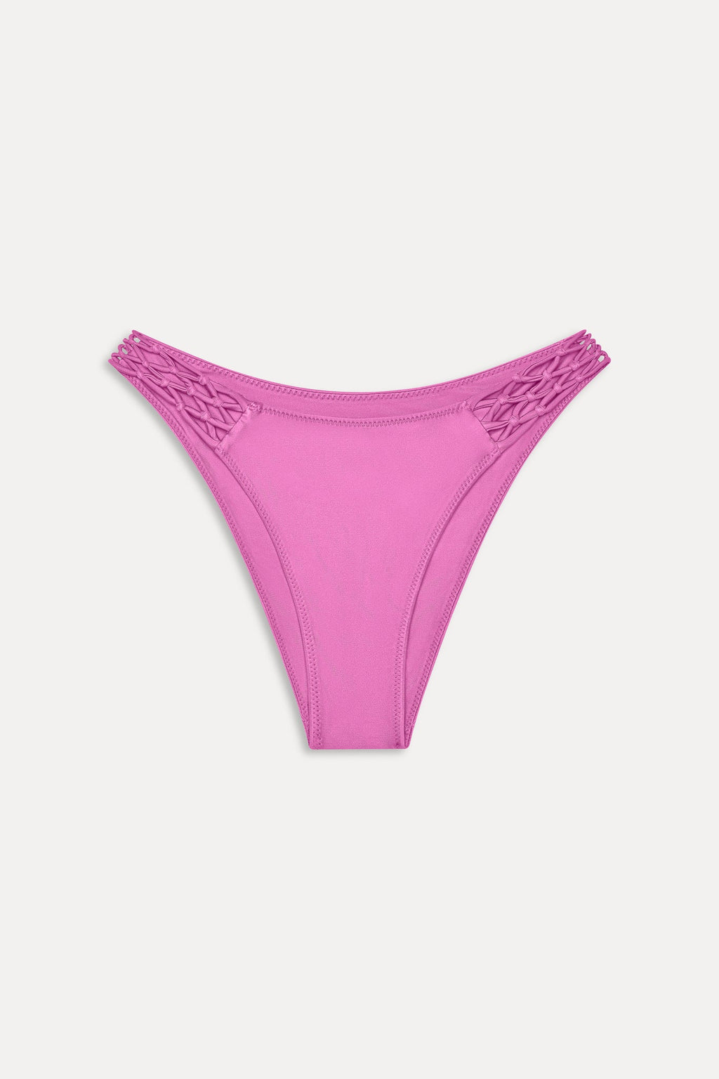 Dove Satin Bikini Bottom - Capri Pink