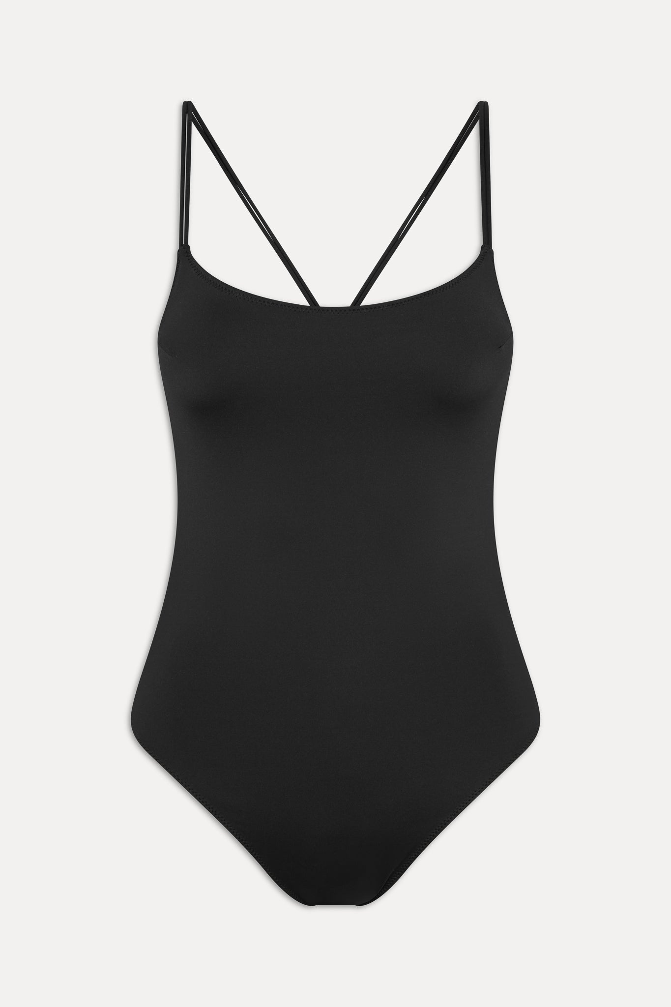x JENNIE Lotus One Piece Swimsuit - Black
