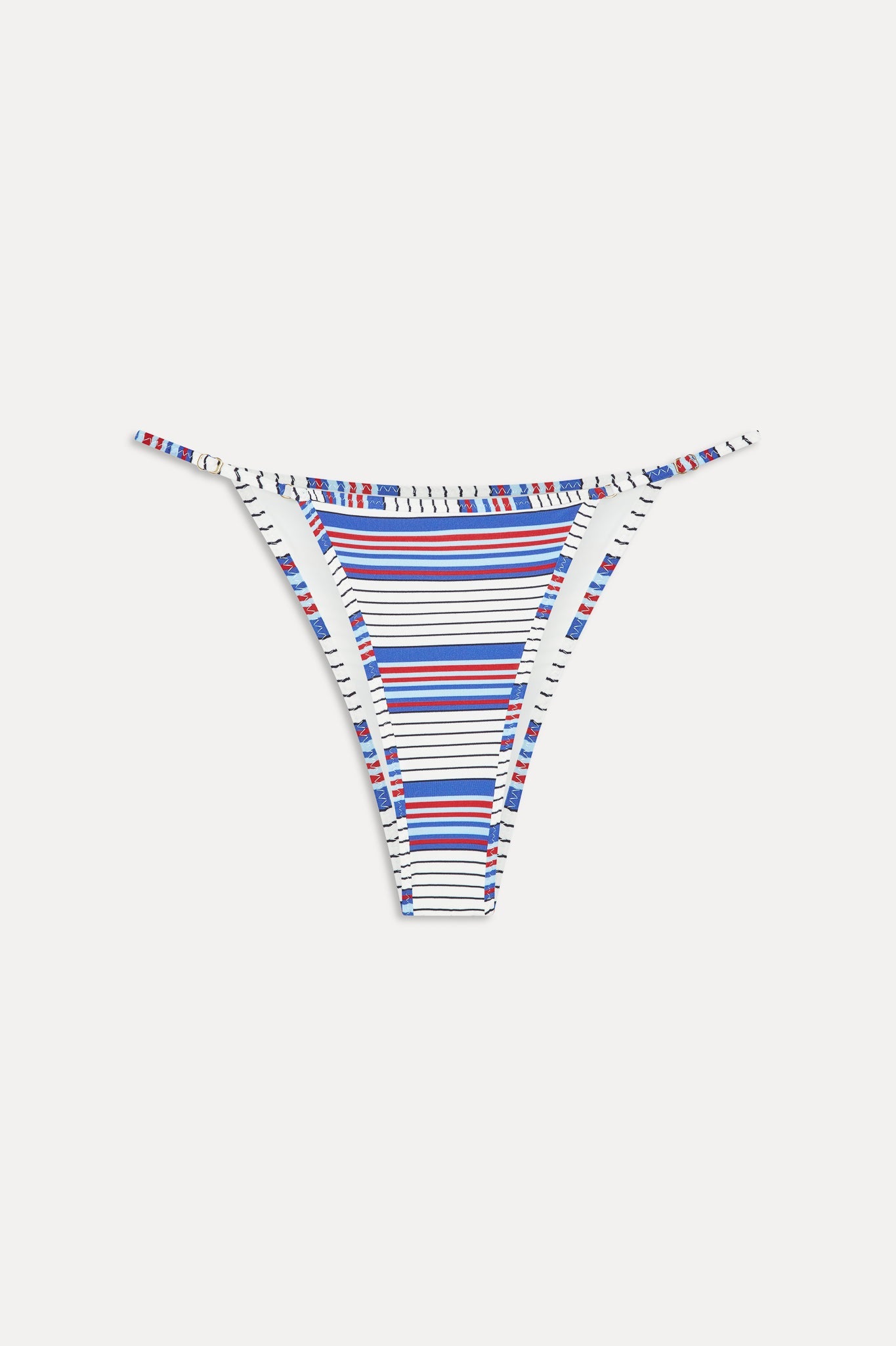 Luna Striped Bikini Bottom - St. Tropez Stripe