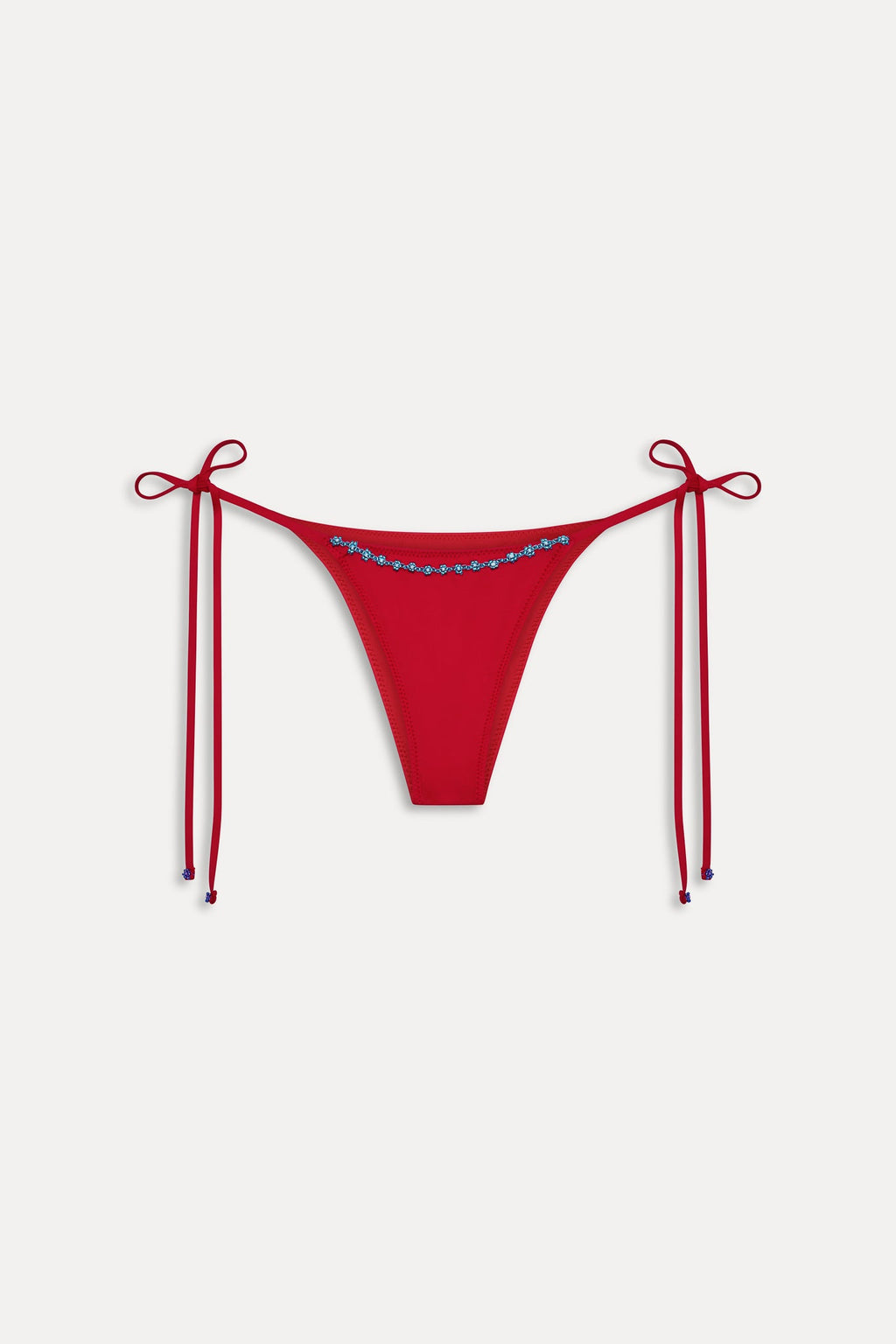 Mackenzie Beaded Cheeky Bikini Bottom - Havana