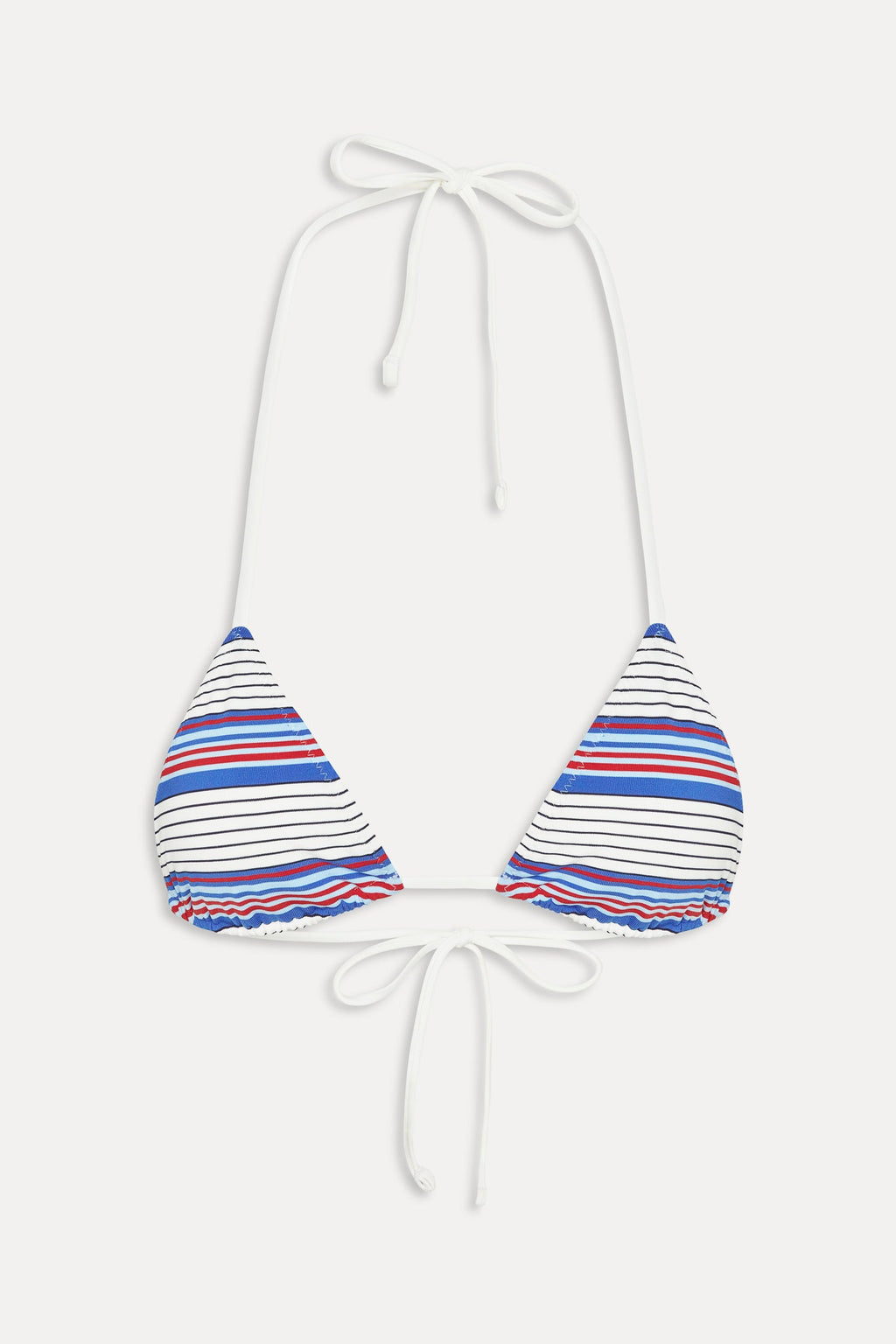 Nick Striped Triangle Bikini Top - St. Tropez Stripe