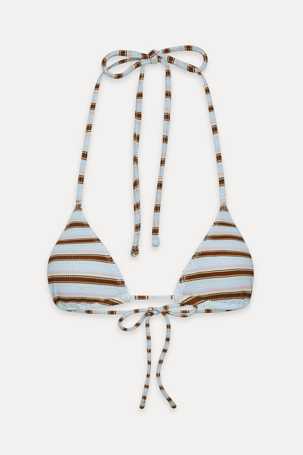 Nick Triangle Striped Bikini Top - Verona Stripe