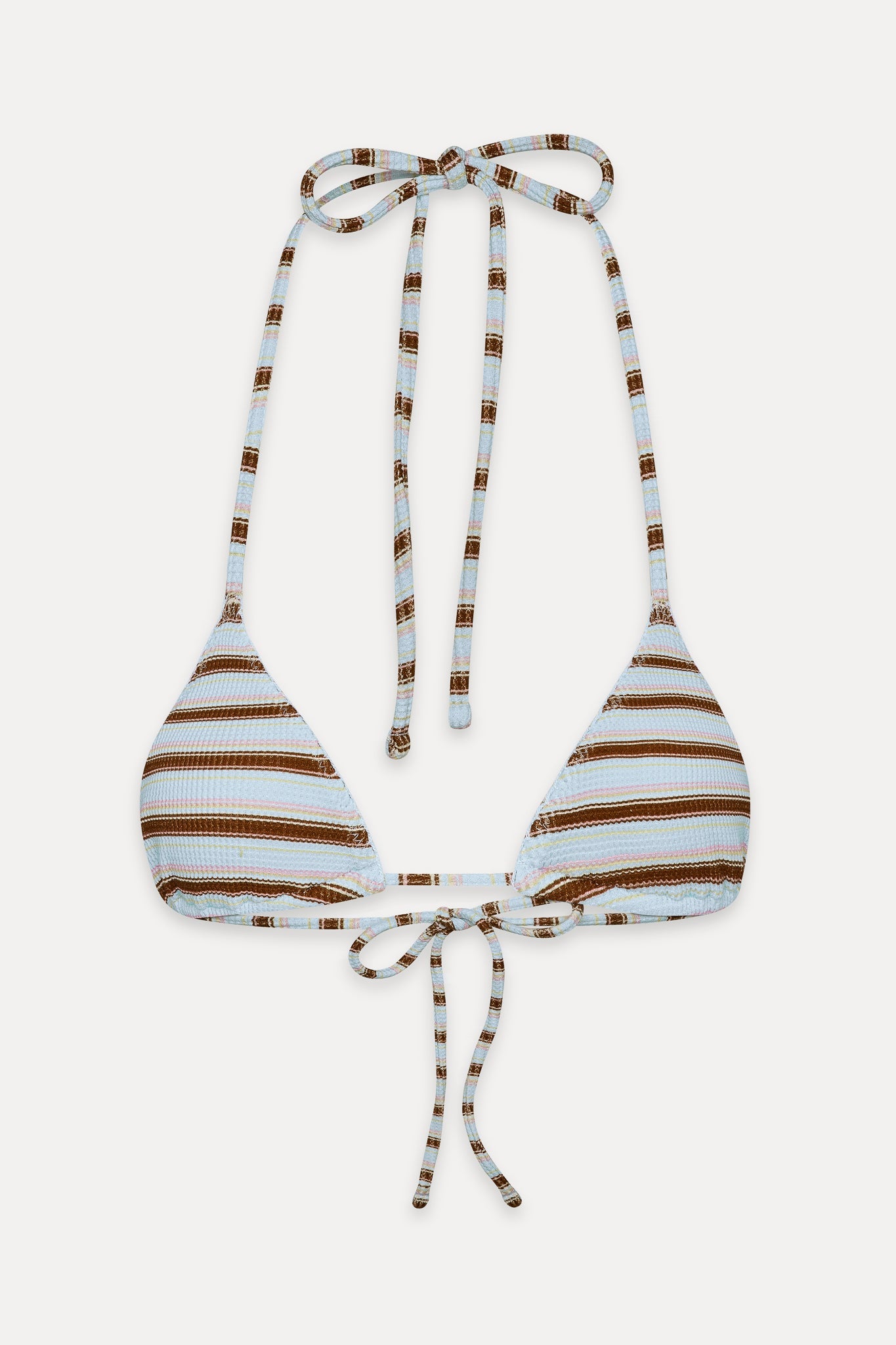 Nick Triangle Striped Bikini Top - Verona Stripe